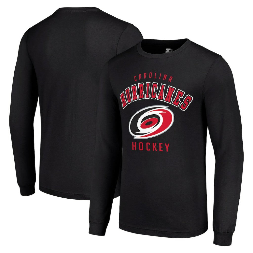 Carolina Hurricanes Starter Logo Long Sleeve T-Shirt - Black - NHL 202216207