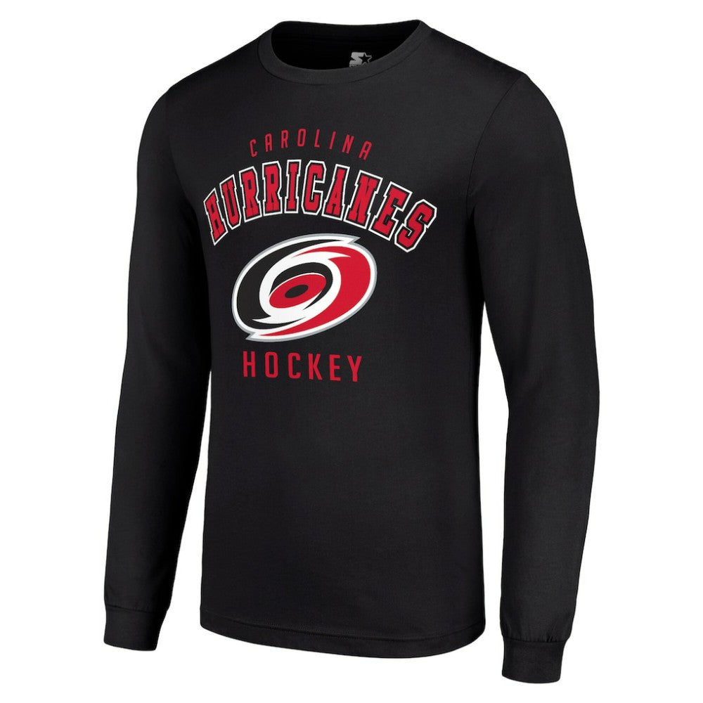 Carolina Hurricanes Starter Logo Long Sleeve T-Shirt - Black - NHL 202216207