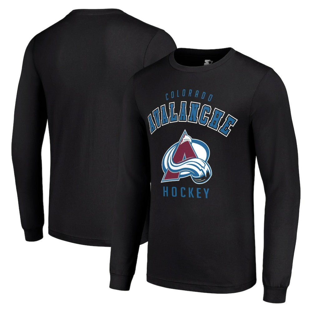 Colorado Avalanche Starter Logo Long Sleeve T-Shirt - Black - NHL 202216210