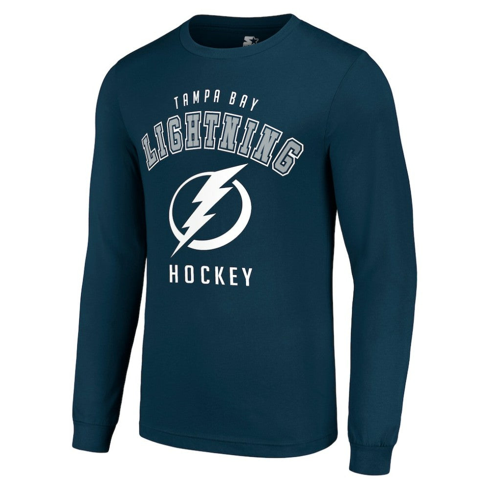 Tampa Bay Lightning Starter Logo Long Sleeve T-Shirt - Navy - NHL 202216213