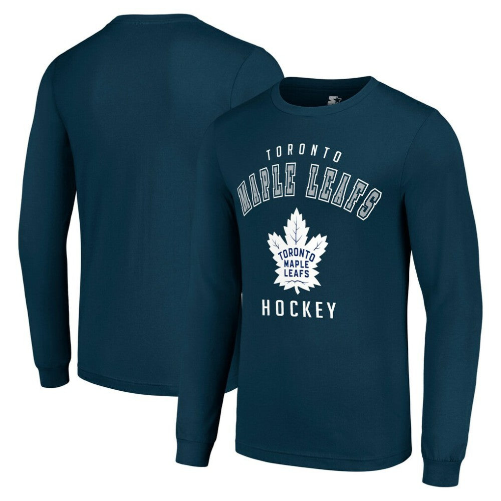 Toronto Maple Leafs Starter Logo Long Sleeve T-Shirt - Navy - NHL 202216215