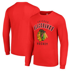 Chicago Blackhawks Starter Logo Long Sleeve T-Shirt - Red - NHL 202216221