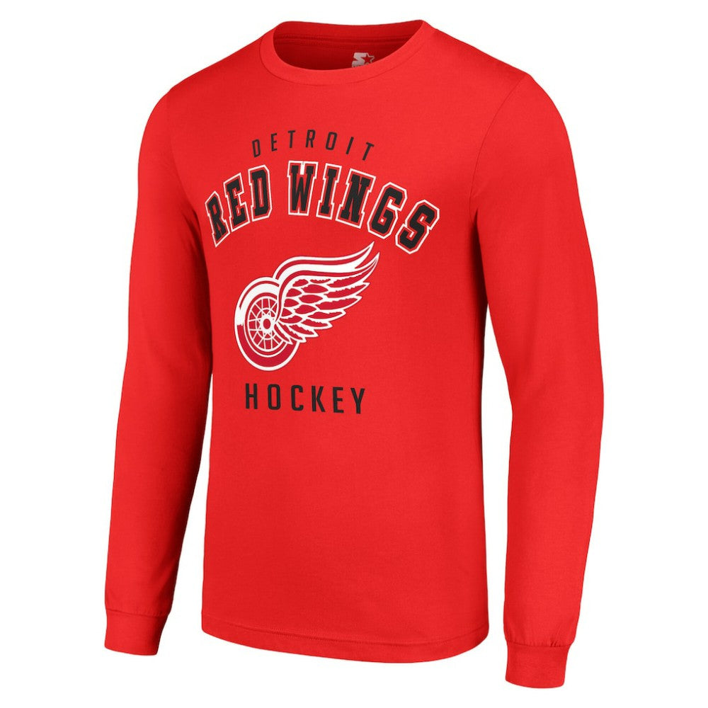 Detroit Red Wings Starter Logo Long Sleeve T-Shirt - Red - NHL 202216222
