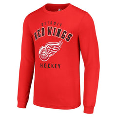 Detroit Red Wings Starter Logo Long Sleeve T-Shirt - Red - NHL 202216222