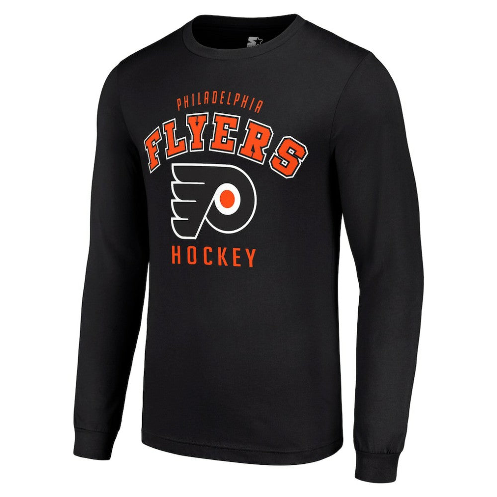 Philadelphia Flyers Starter Logo Long Sleeve T-Shirt - Black - NHL 202216226