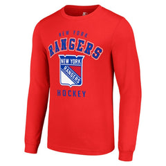 New York Rangers Starter Logo Long Sleeve T-Shirt - Red - NHL 202216235