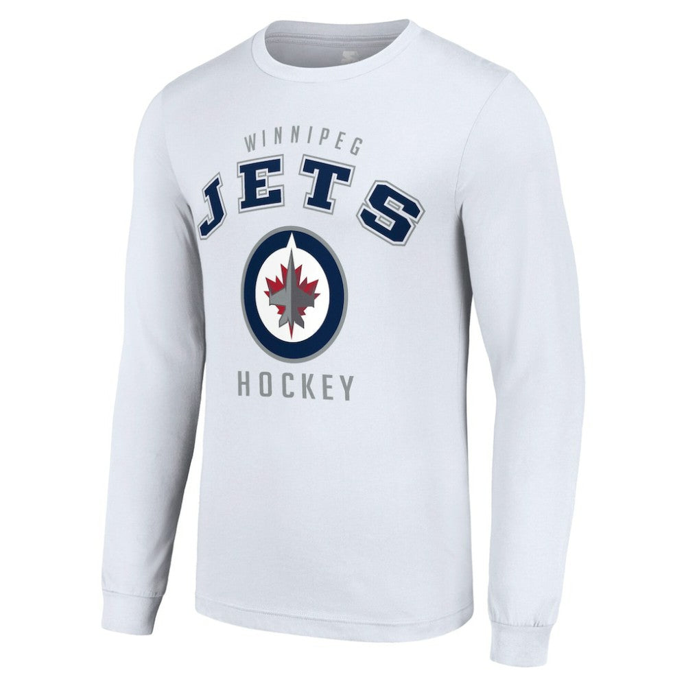 Winnipeg Jets Starter Logo Long Sleeve T-Shirt - White - NHL 202216236