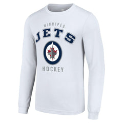 Winnipeg Jets Starter Logo Long Sleeve T-Shirt - White - NHL 202216236