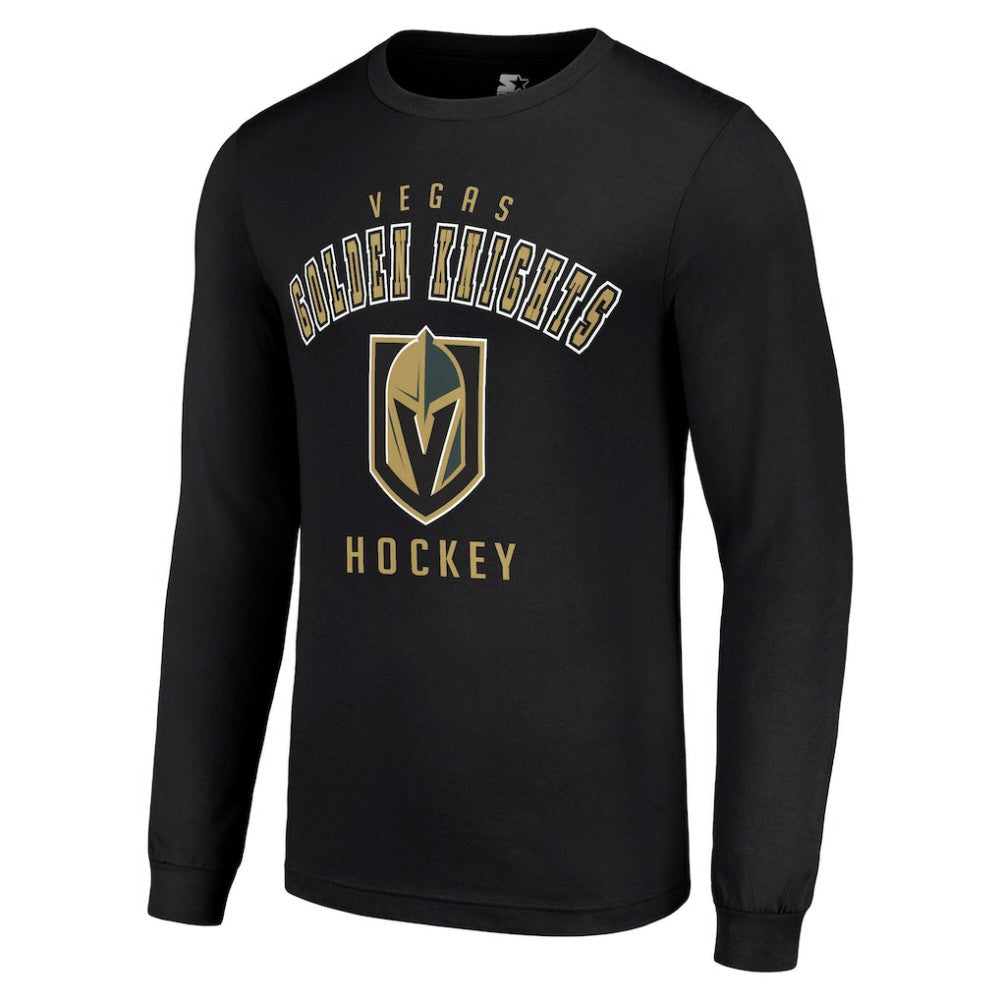 Vegas Golden Knights Starter Logo Long Sleeve T-Shirt - Black - NHL 202216239