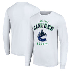 Vancouver Canucks Starter Logo Long Sleeve T-Shirt - White - NHL 202216241