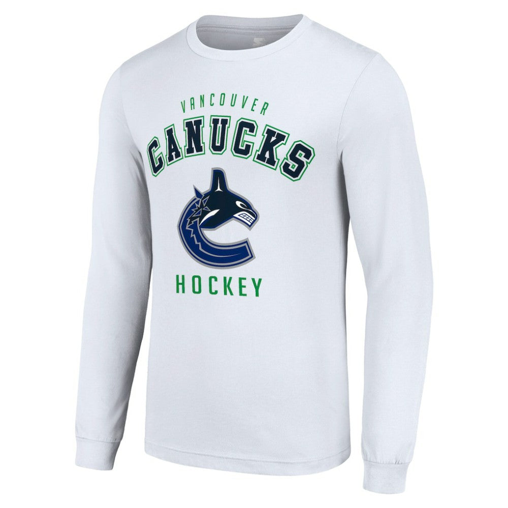 Vancouver Canucks Starter Logo Long Sleeve T-Shirt - White - NHL 202216241