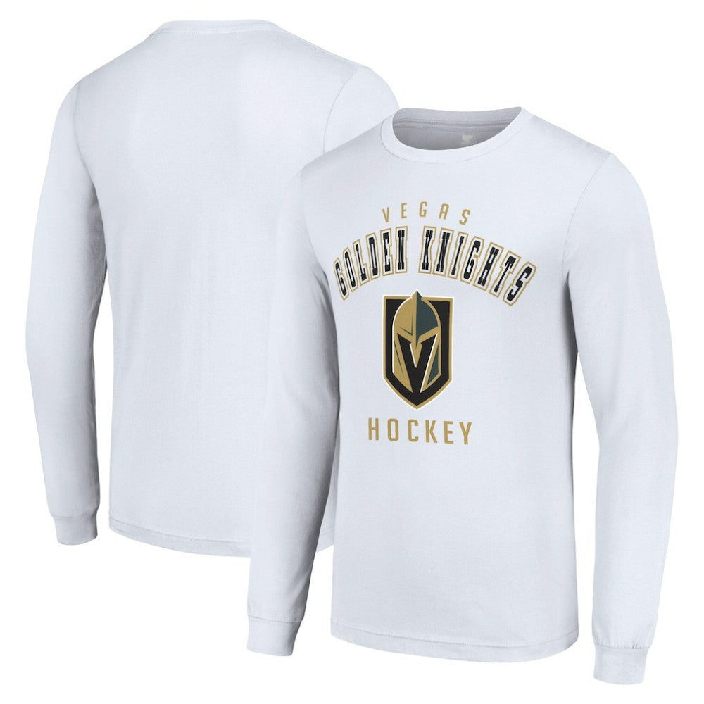 Vegas Golden Knights Starter Logo Long Sleeve T-Shirt - White - NHL 202216242