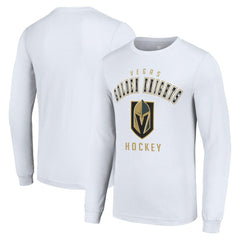 Vegas Golden Knights Starter Logo Long Sleeve T-Shirt - White - NHL 202216242