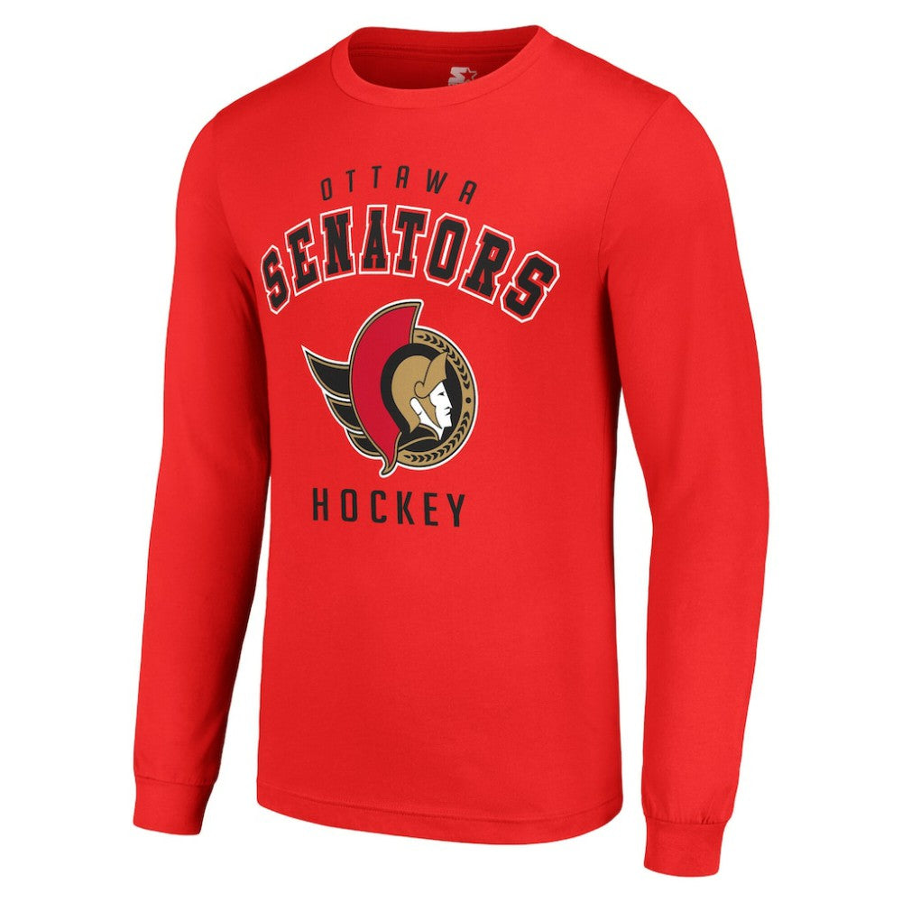 Ottawa Senators Starter Logo Long Sleeve T-Shirt - Red - NHL 202216243