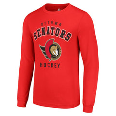 Ottawa Senators Starter Logo Long Sleeve T-Shirt - Red - NHL 202216243