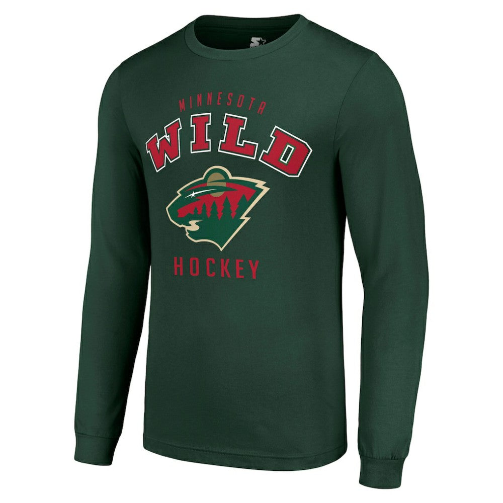 Minnesota Wild Starter Logo Long Sleeve T-Shirt - Military Green - NHL 202216244