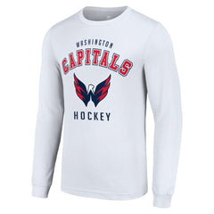 Washington Capitals Starter Logo Long Sleeve T-Shirt - White - NHL 202216245