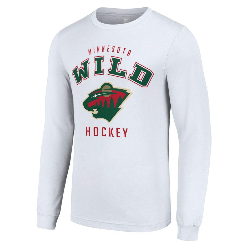 Minnesota Wild Starter Logo Long Sleeve T-Shirt - White - NHL 202216246