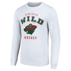 Minnesota Wild Starter Logo Long Sleeve T-Shirt - White - NHL 202216246