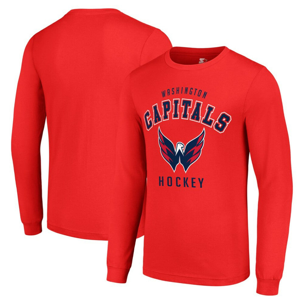 Washington Capitals Starter Logo Long Sleeve T-Shirt - Red - NHL 202216247