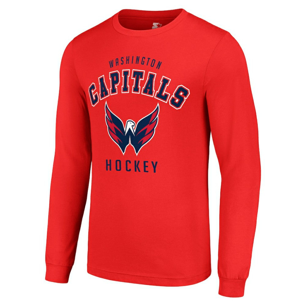 Washington Capitals Starter Logo Long Sleeve T-Shirt - Red - NHL 202216247