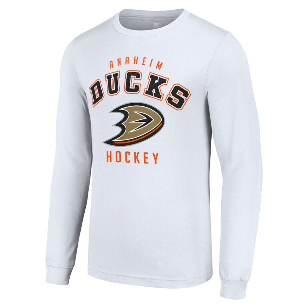 Anaheim Ducks Starter Logo Long Sleeve T-Shirt - White - NHL 202216248