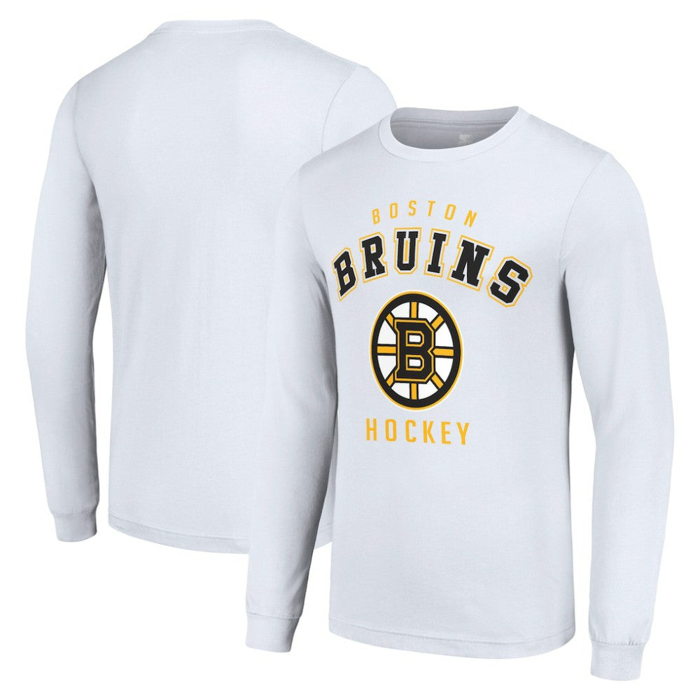 Boston Bruins Starter Logo Long Sleeve T-Shirt - White - NHL 202216253