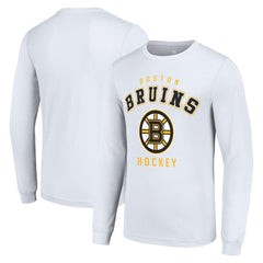 Boston Bruins Starter Logo Long Sleeve T-Shirt - White - NHL 202216253