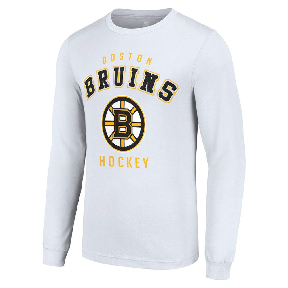 Boston Bruins Starter Logo Long Sleeve T-Shirt - White - NHL 202216253