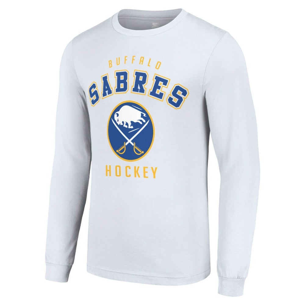 Buffalo Sabres Starter Logo Long Sleeve T-Shirt - White - NHL 202216254