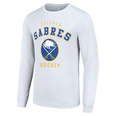 Buffalo Sabres Starter Logo Long Sleeve T-Shirt - White - NHL 202216254