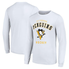 Pittsburgh Penguins Starter Logo Long Sleeve T-Shirt - White - NHL 202216255