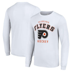 Philadelphia Flyers Starter Logo Long Sleeve T-Shirt - White - NHL 202216259
