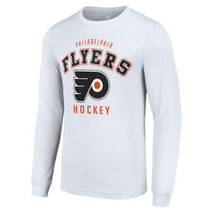 Philadelphia Flyers Starter Logo Long Sleeve T-Shirt - White - NHL 202216259