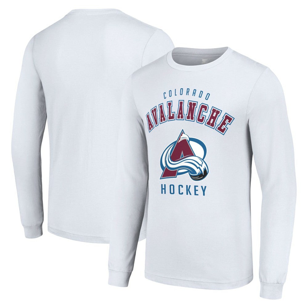 Colorado Avalanche Starter Logo Long Sleeve T-Shirt - White - NHL 202216264