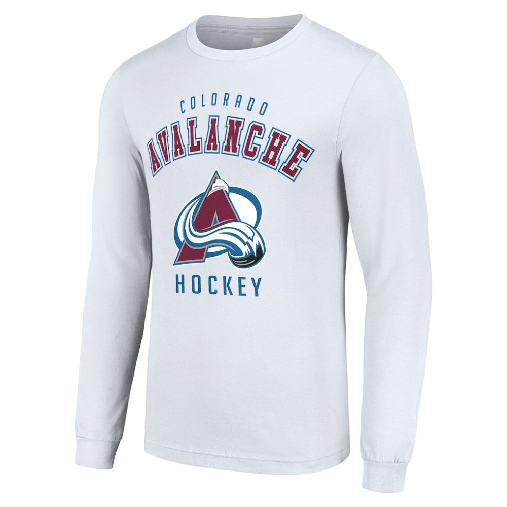 Colorado Avalanche Starter Logo Long Sleeve T-Shirt - White - NHL 202216264