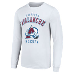 Colorado Avalanche Starter Logo Long Sleeve T-Shirt - White - NHL 202216264