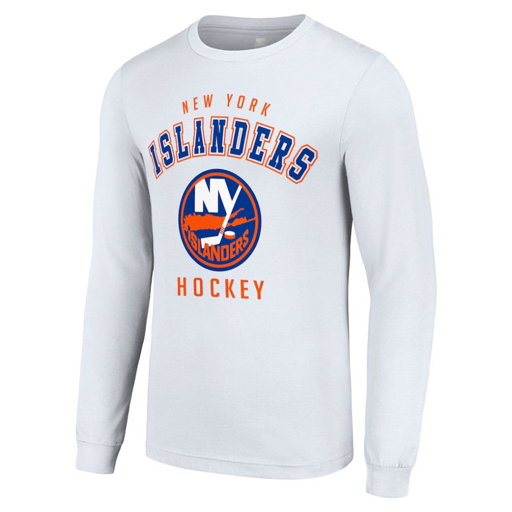 New York Islanders Starter Logo Long Sleeve T-Shirt - White - NHL 202216265