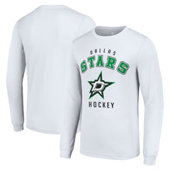 Dallas Stars Starter Logo Long Sleeve T-Shirt - White - NHL 202216267