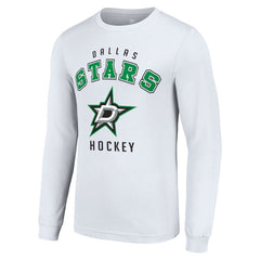 Dallas Stars Starter Logo Long Sleeve T-Shirt - White - NHL 202216267