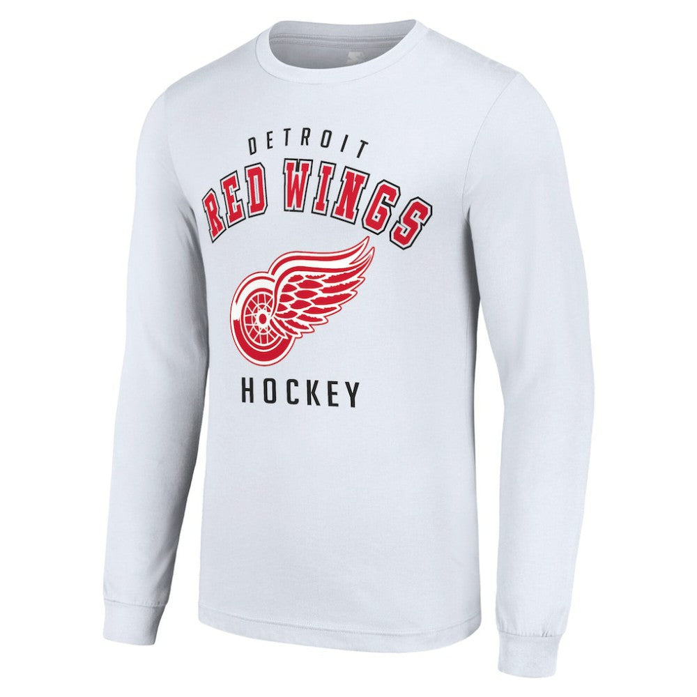 Detroit Red Wings Starter Logo Long Sleeve T-Shirt - White - NHL 202216268