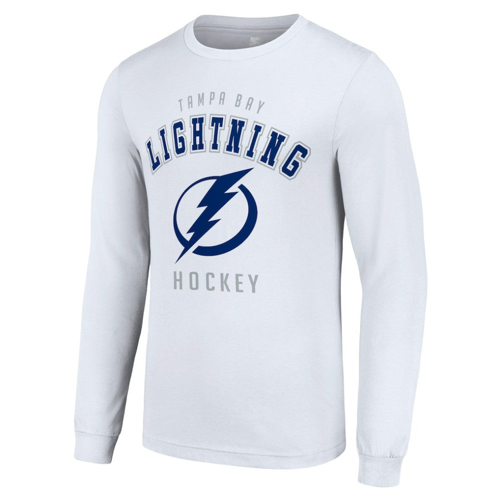 Tampa Bay Lightning Starter Logo Long Sleeve T-Shirt - White - NHL 202216271