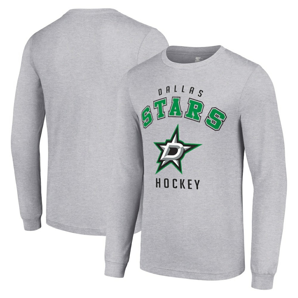 Dallas Stars Starter Logo Long Sleeve T-Shirt - Heather Gray - NHL 202216282