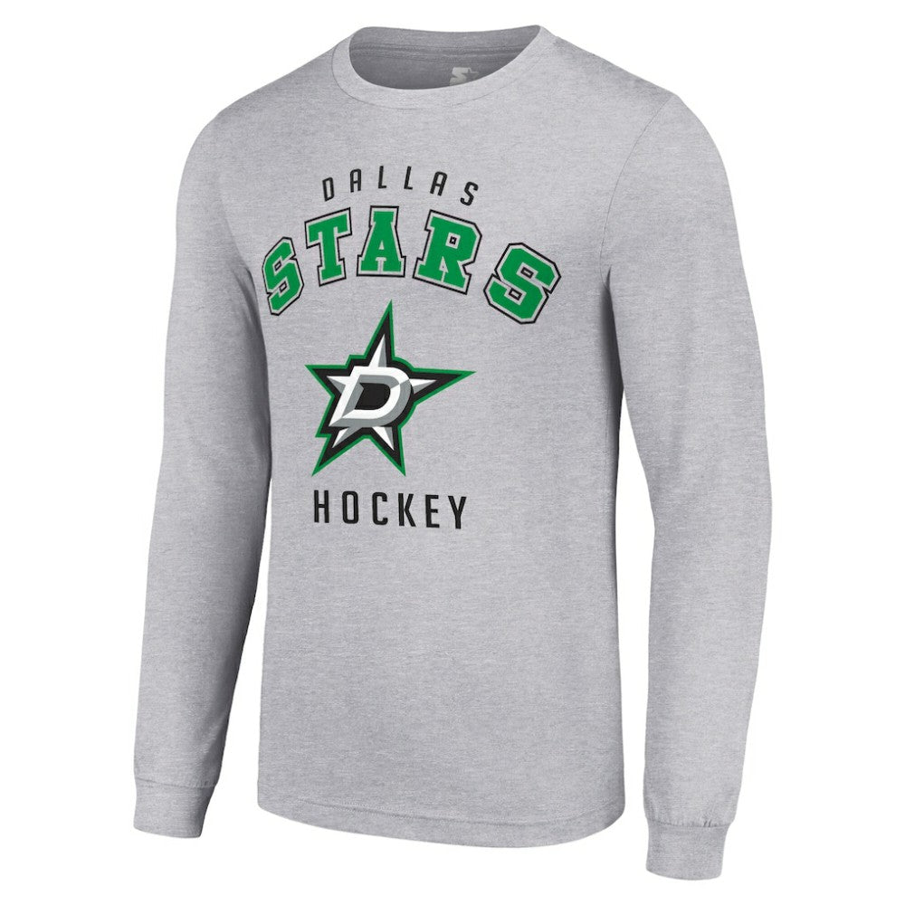 Dallas Stars Starter Logo Long Sleeve T-Shirt - Heather Gray - NHL 202216282