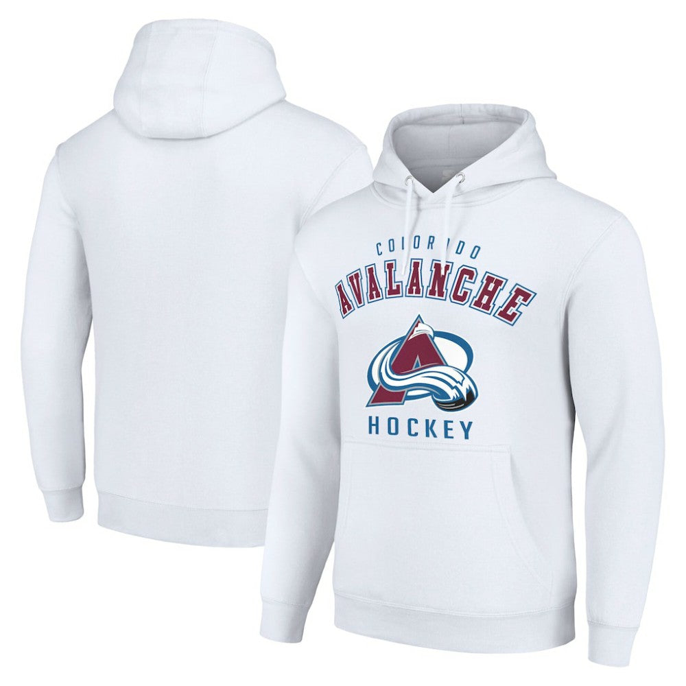 Colorado Avalanche Starter Logo Pullover Hoodie - White - NHL 202216304