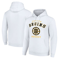 Boston Bruins Starter Logo Pullover Hoodie - White - NHL 202216306