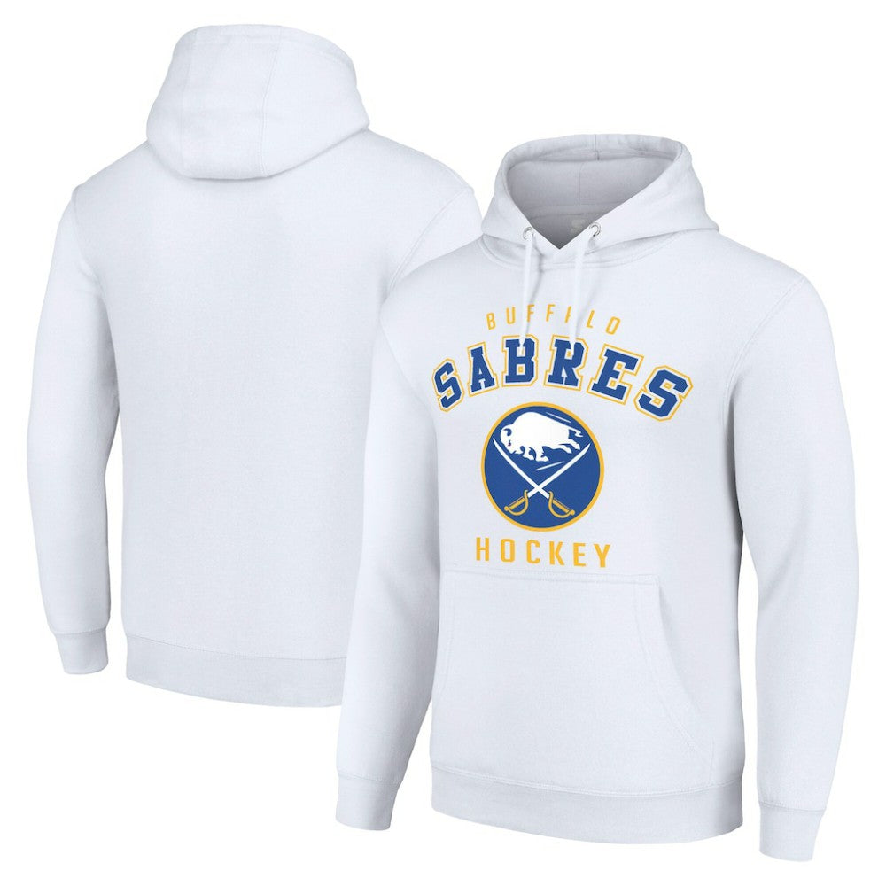 Buffalo Sabres Starter Logo Pullover Hoodie - White - NHL 202216307