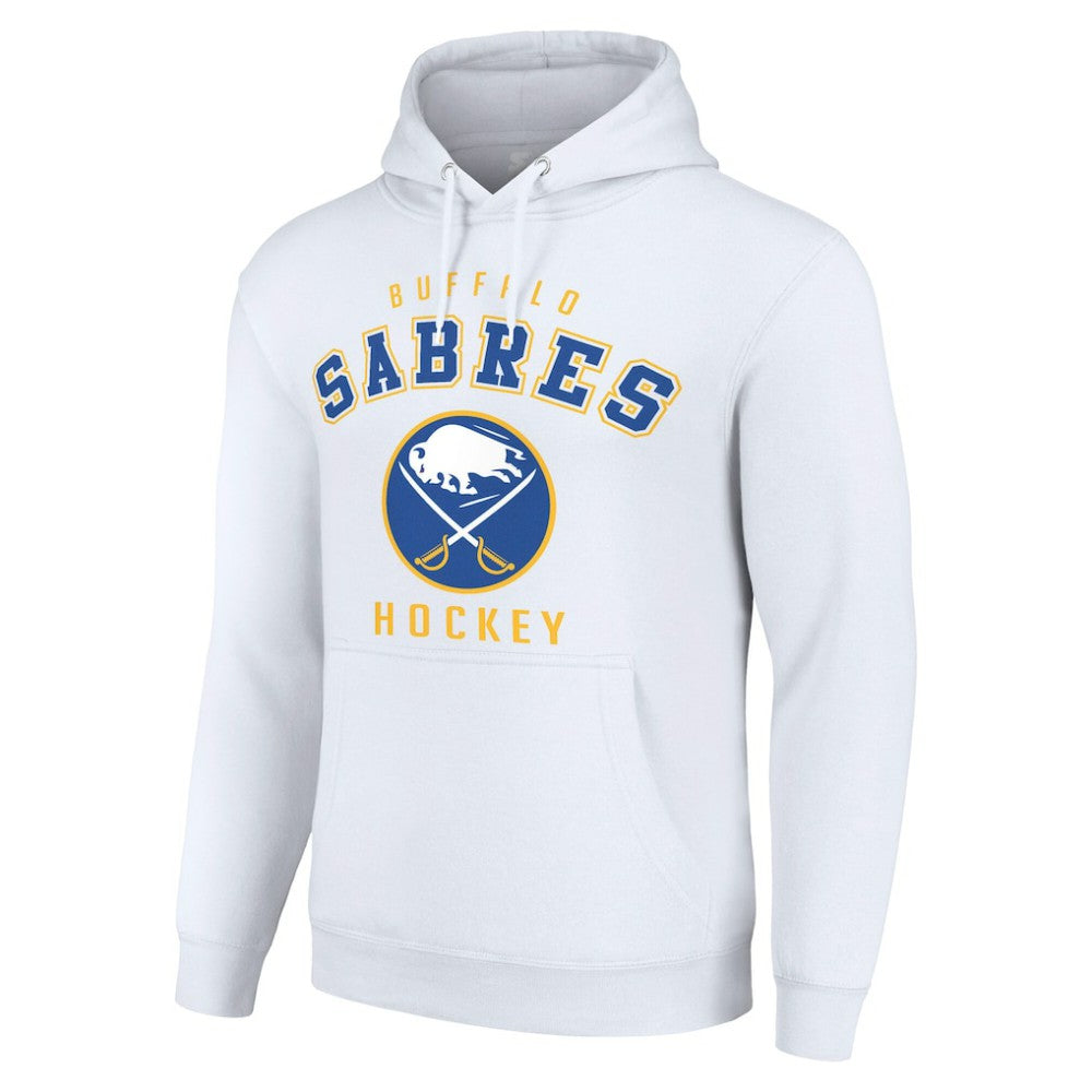 Buffalo Sabres Starter Logo Pullover Hoodie - White - NHL 202216307
