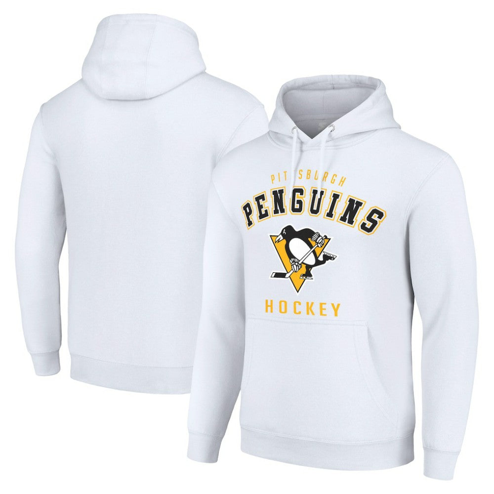 Pittsburgh Penguins Starter Logo Pullover Hoodie - White - NHL 202216317