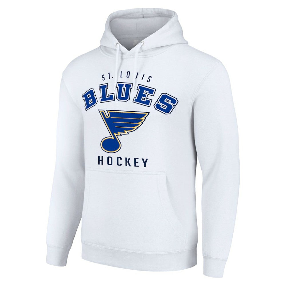 St. Louis Blues Starter Logo Pullover Hoodie - White - NHL 202216322